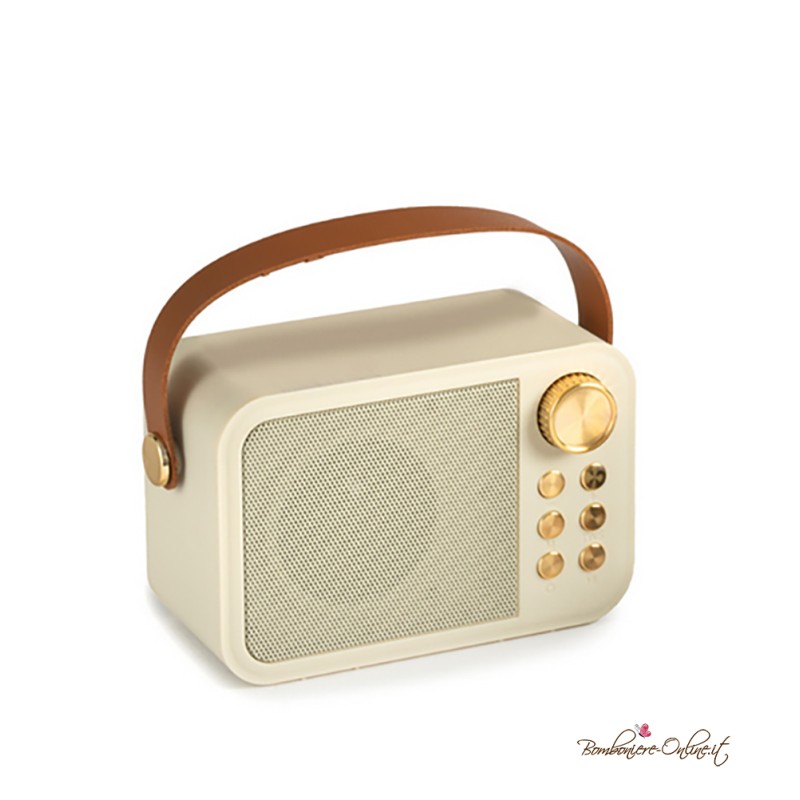 Bomboniera Radio Retro Vintage Speaker Bluetooth