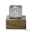 Bomboniera Lampada Cubo Luminoso Crystal Santa Cresima