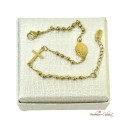 Bomboniera Rosario Bracciale Gold