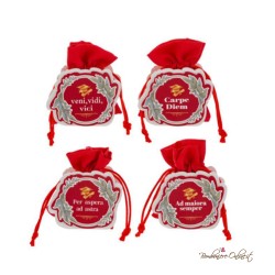 Portaconfetti Laurea con scritta Latina