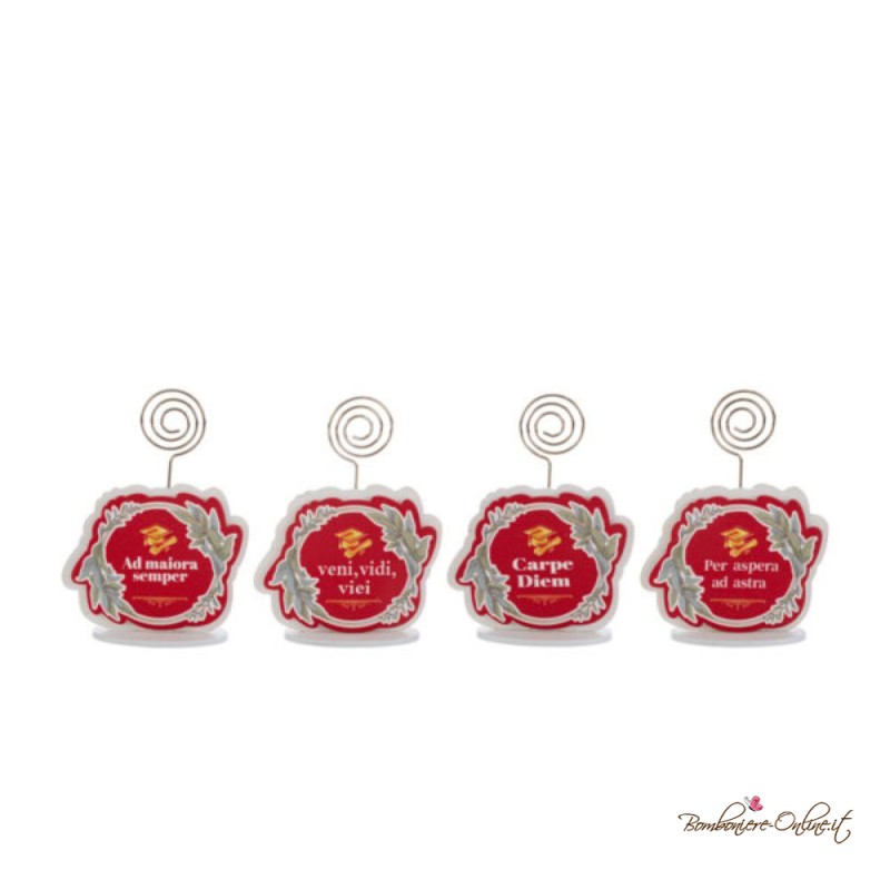 Segnaposto Laurea con scritta Latina