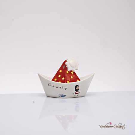 Bomboniera Solidale Barchetta piccola Serie "La Tipa"