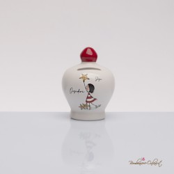 Bomboniera Solidale Salvadanaio Salvasogni Piccolo Serie "La Tipa"