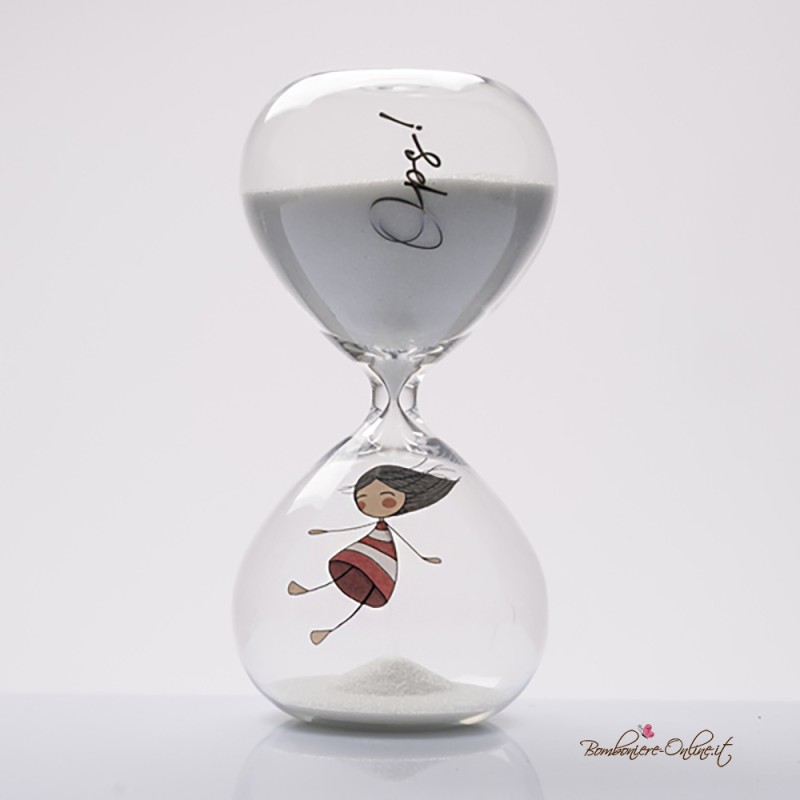 Bomboniera Solidale Clessidra Serie "La Tipa"