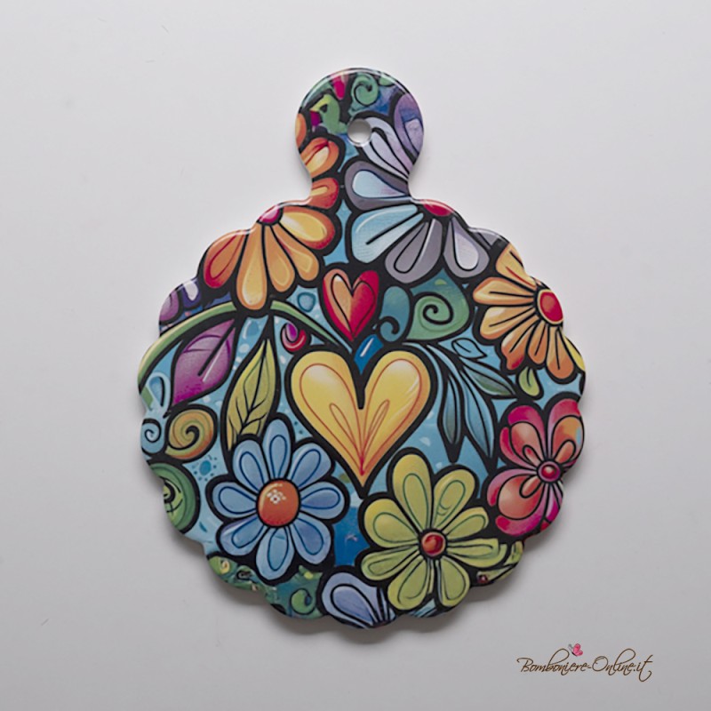 Bomboniera Solidale Sottopentola Serie "Fiore"