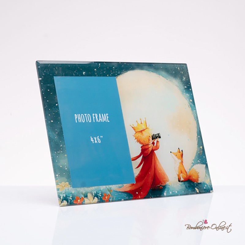 Bomboniera Solidale Portafoto serie "Piccolo Principe"