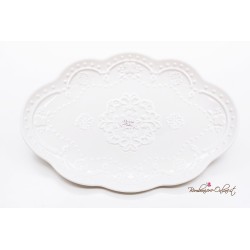 Bomboniere Morena: Vuotatasche vassoio ovale in porcellana bianca