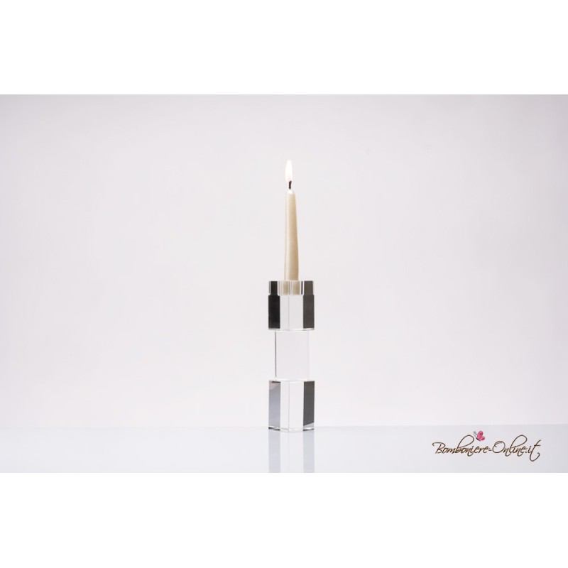 Bomboniera Morena Candeliere Cristallo medio Cubi