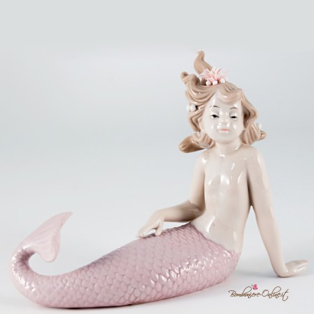 Bomboniere Morena: Sirenetta in Porcellana Seduta