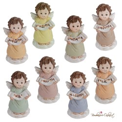 Bomboniera Angelo Colorato col Cartiglio