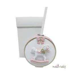 Bomboniera Profumatore Cavallo a Dondolo Rosa