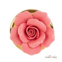 Bomboniera Candela con Rosa color Corallo