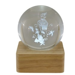 Bomboniera Lampada Globo Luminoso Santa Cresima