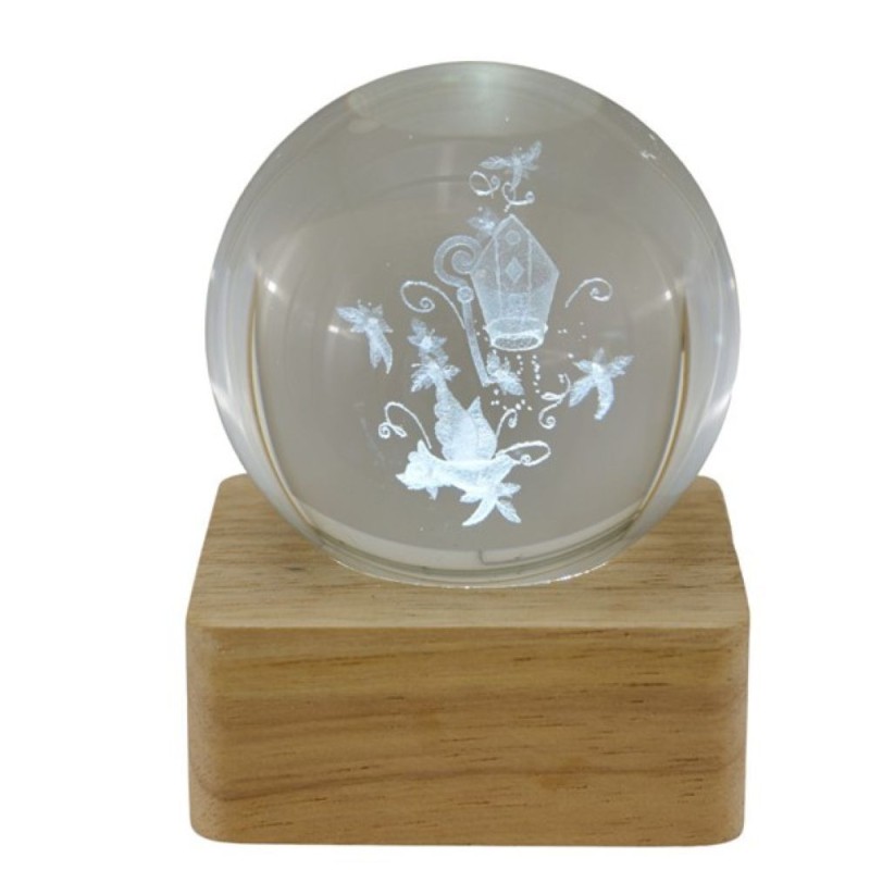 Bomboniera Lampada Globo Luminoso Santa Cresima