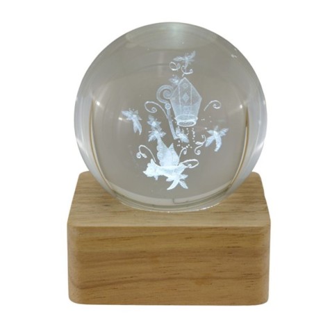 Bomboniera Lampada Globo Luminoso Santa Cresima