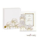 Bomboniera Cornice Portafoto Piccola Alberi Linea Intrecci
