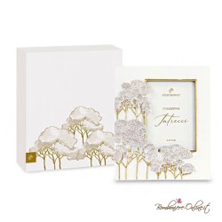 Bomboniera Cornice Portafoto Piccola Alberi Linea Intrecci