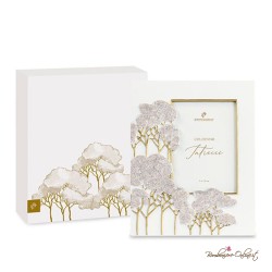 Bomboniera Cornice Portafoto Grande Alberi Linea Intrecci