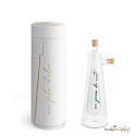 Bomboniera Oliera Acetiera in Vetro Borosilicato con Frase