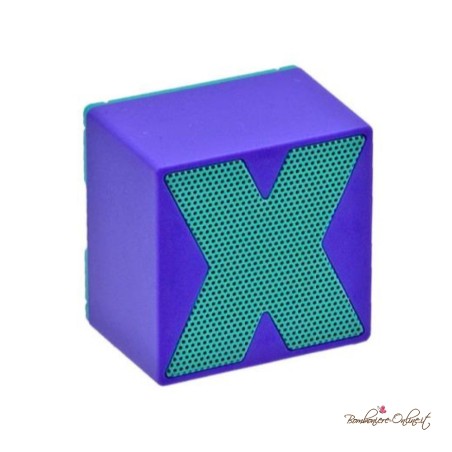 Bomboniera Mini Speaker Cassa Bluetooth X Viola e Verde