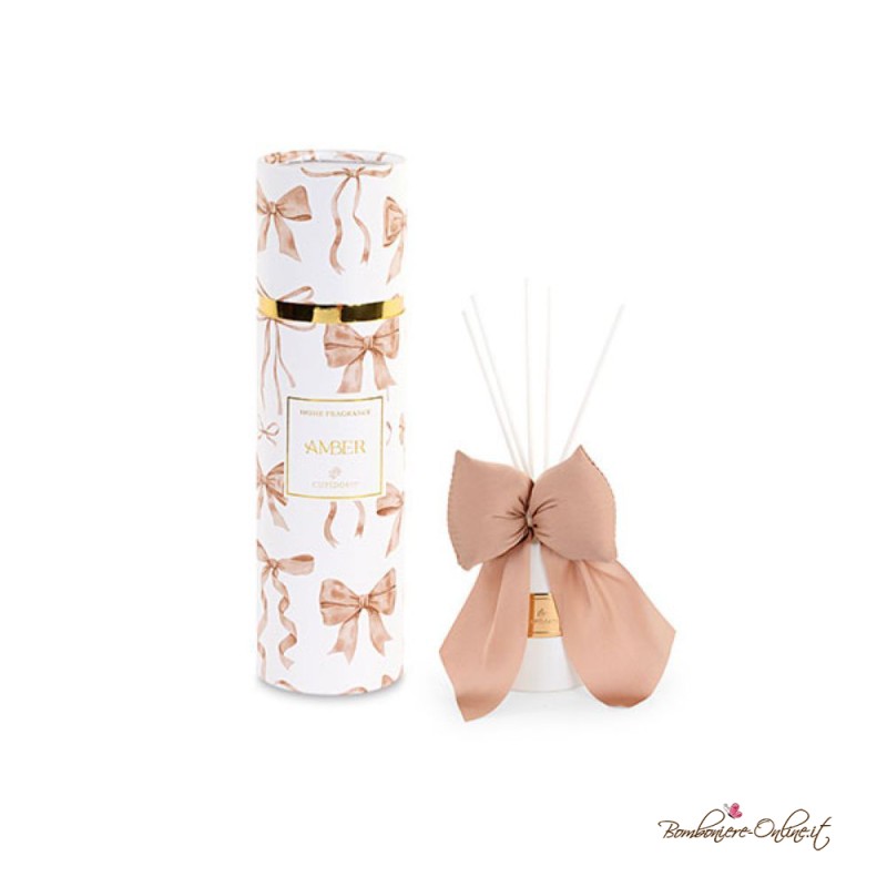 Bomboniera Profumatore Fiocco Moka Mousse