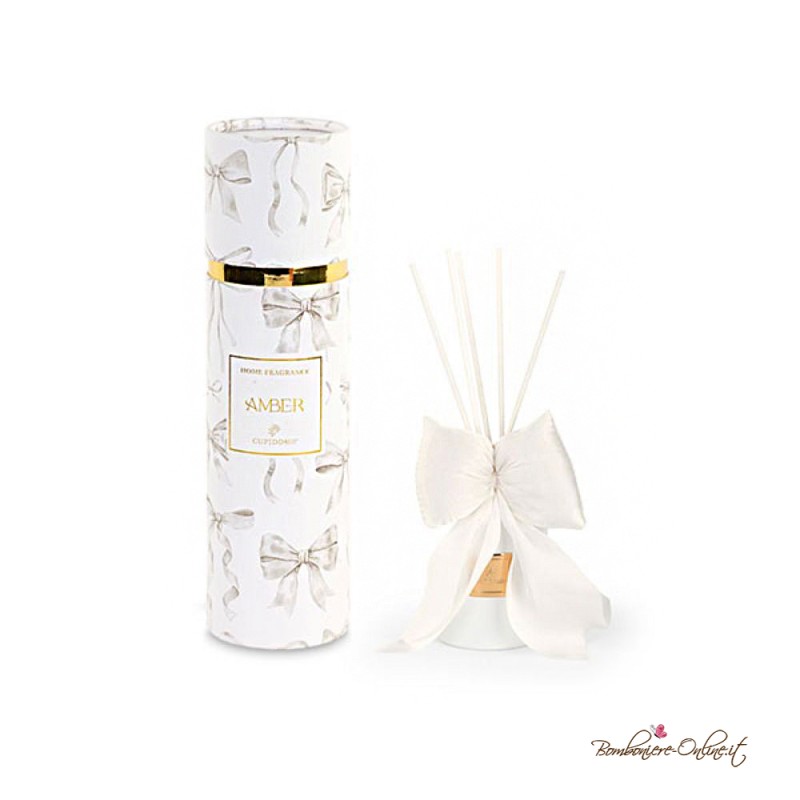 Bomboniera Profumatore Fiocco Bianco