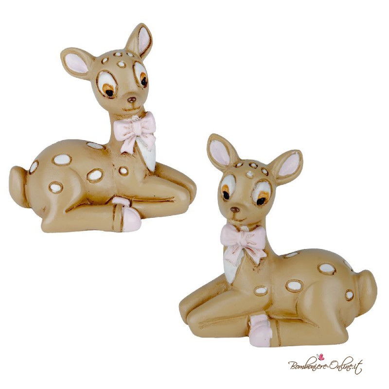 Bomboniera Cerbiatto Rosa