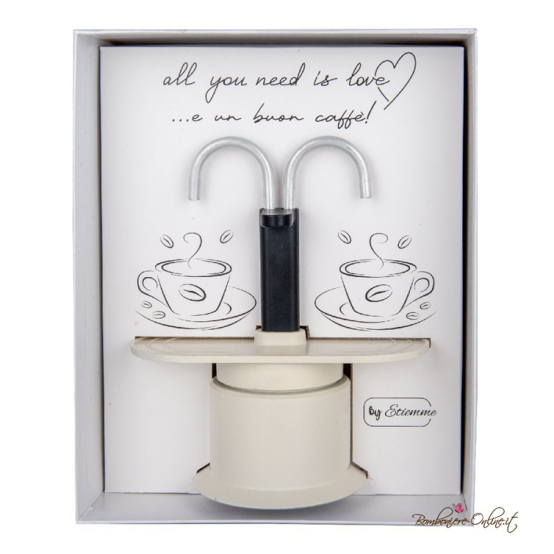 Bomboniera Chicco Caffettiera 2 Tazze