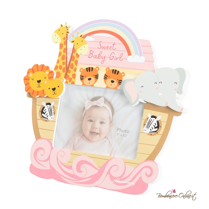 Bomboniera Portafoto Arca di Noè Girl