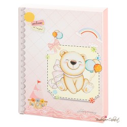 Bomboniera Portafoto Orsetto Girl con Palloncini