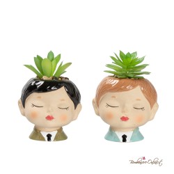 Bomboniera Porta piantina Ragazzo