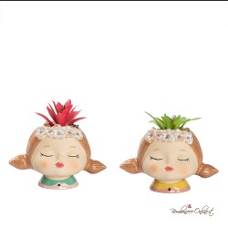 Bomboniera Vasetto Porta piantina Ragazza