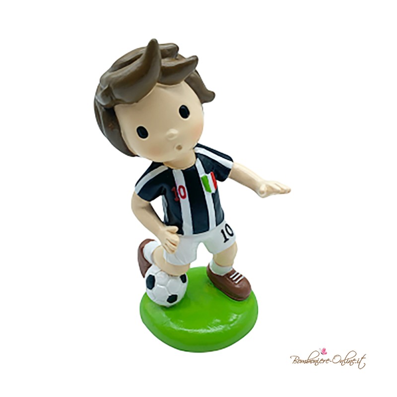 Bomboniera Bambini Calciatore Maglia Bianconera