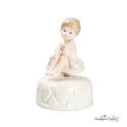 Bomboniera Carillon in Porcellana Ballerina