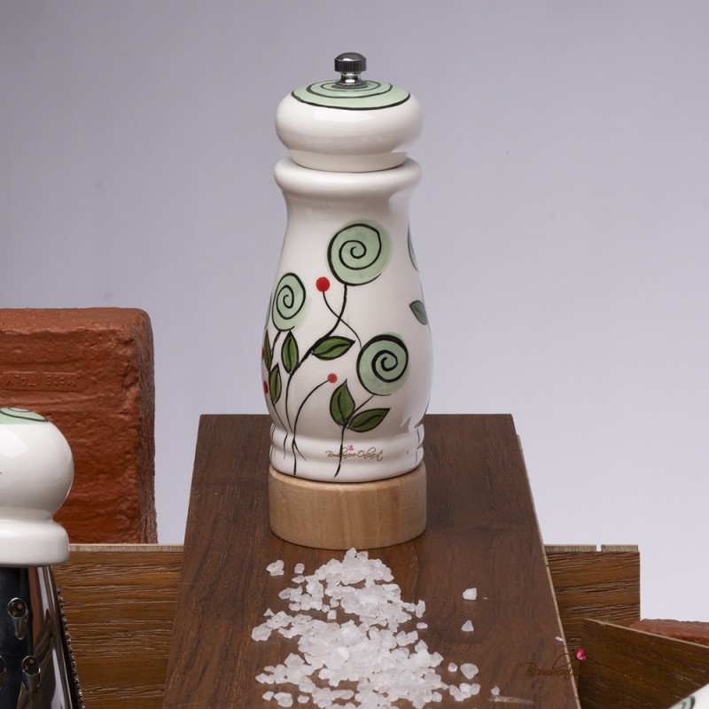 Bomboniera Solidale Macinasale Bocciolo Verde