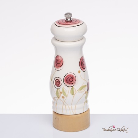 Bomboniera Solidale Macinasale Bocciolo Rosa