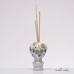 Bomboniera Solidale Profumatore Mongolfiera Bocciolo Verde