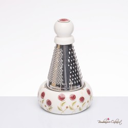 Bomboniera Solidale Grattugia Bocciolo Rosa