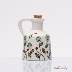 Bomboniera Solidale Oliera Piccola Ceramica Bocciolo Verde