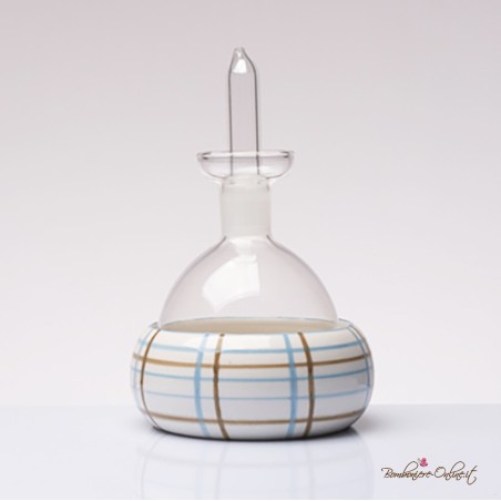 Bomboniera Solidale Oliera in Vetro e Ceramica Quadri Madame d'Oliò