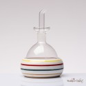 Bomboniera Solidale Oliera in Vetro e Ceramica Multirighe Madame d'Oliò