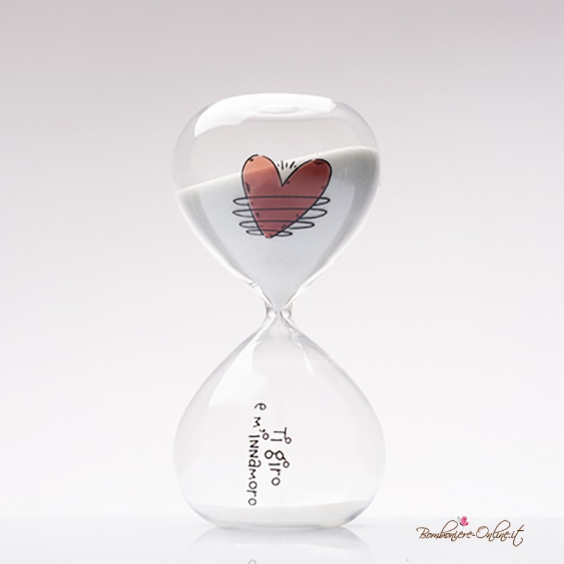 Bomboniera Solidale Clessidra Cuoricini