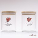 Bomboniera Solidale Barattolo Piccolo Cuoricini
