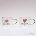 Bomboniera Solidale Set 2 Tazzine Cuoricini