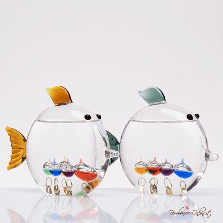 Bomboniera Solidale Termometro Galileano Pesce