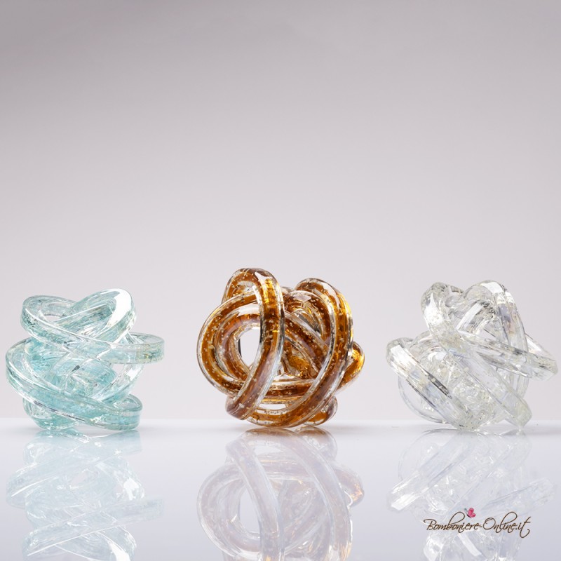 Bomboniera Solidale Nodo d'Amore Medio