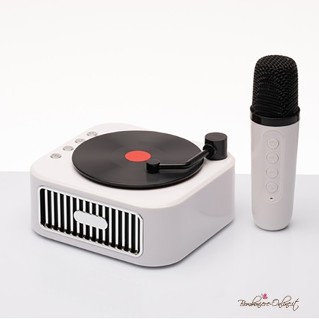 Bomboniera Radio Speacker Bluetooth Giradischi con Microfono