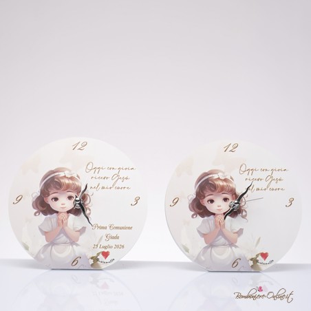 Bomboniera Orologio Prima Comunione Bambina Personalizzabile