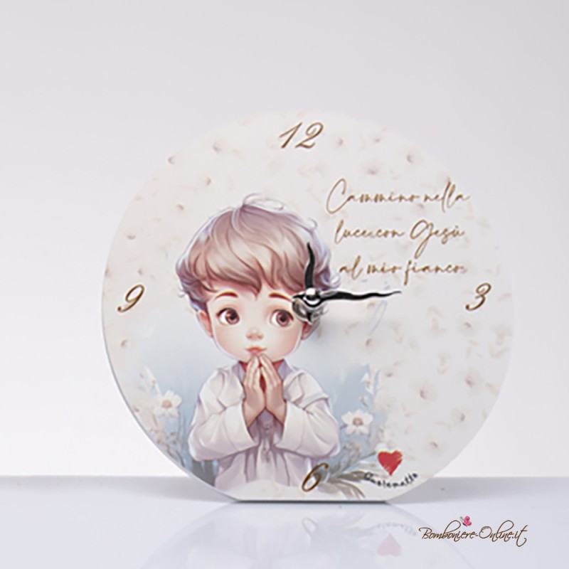 Bomboniera Orologio Prima Comunione Bambino Personalizzabile