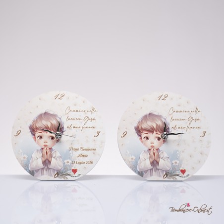 Bomboniera Orologio Prima Comunione Bambino Personalizzabile